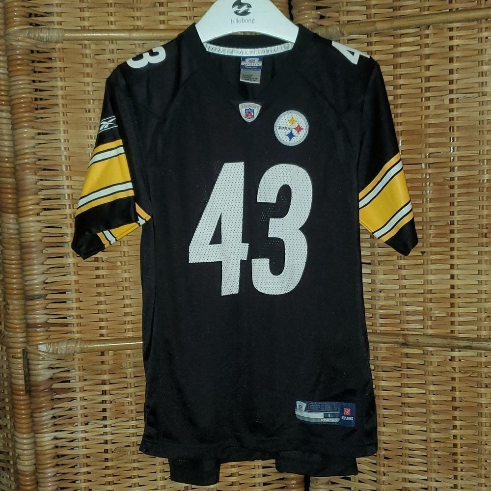 Pittsburg Steelers #43 Polamalu Jersey Youth 14-16